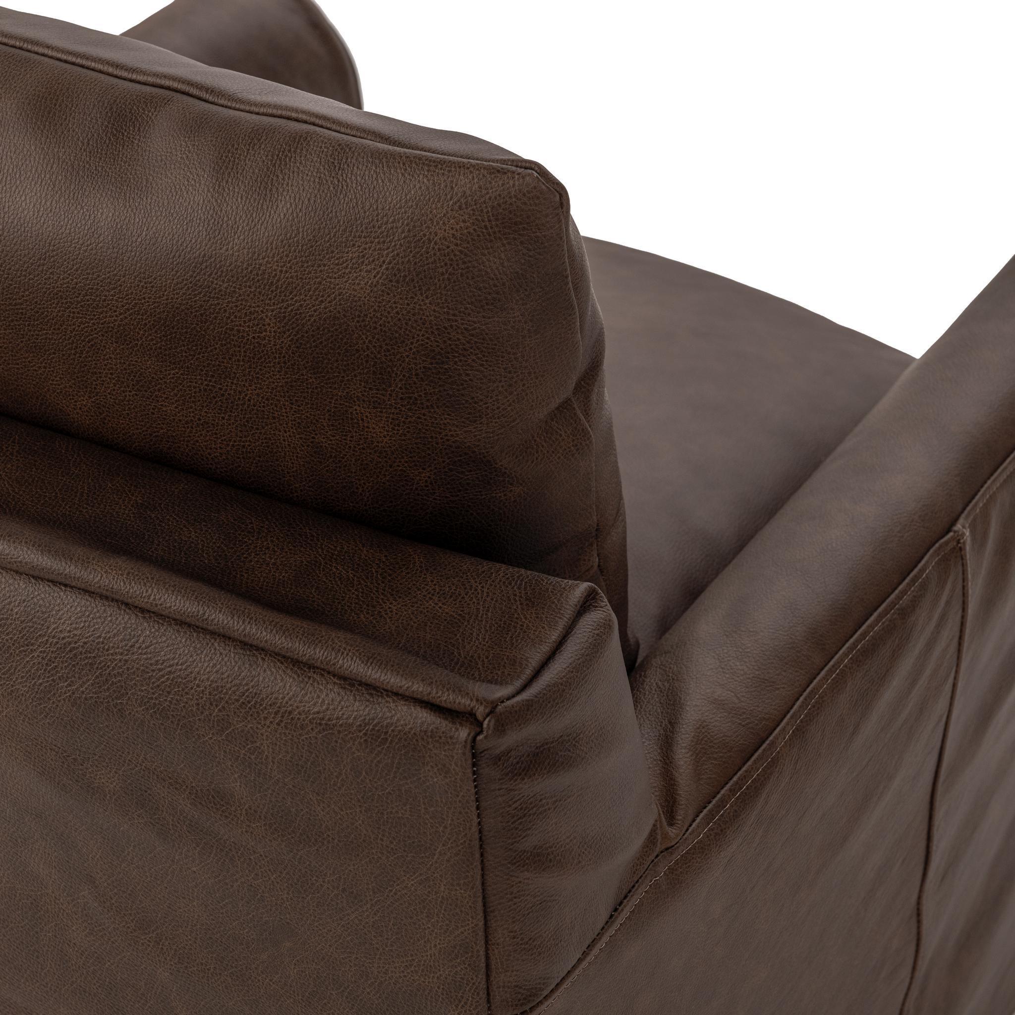 Cassiano - Swivel Chair, alternate view 46 with leather upholstery