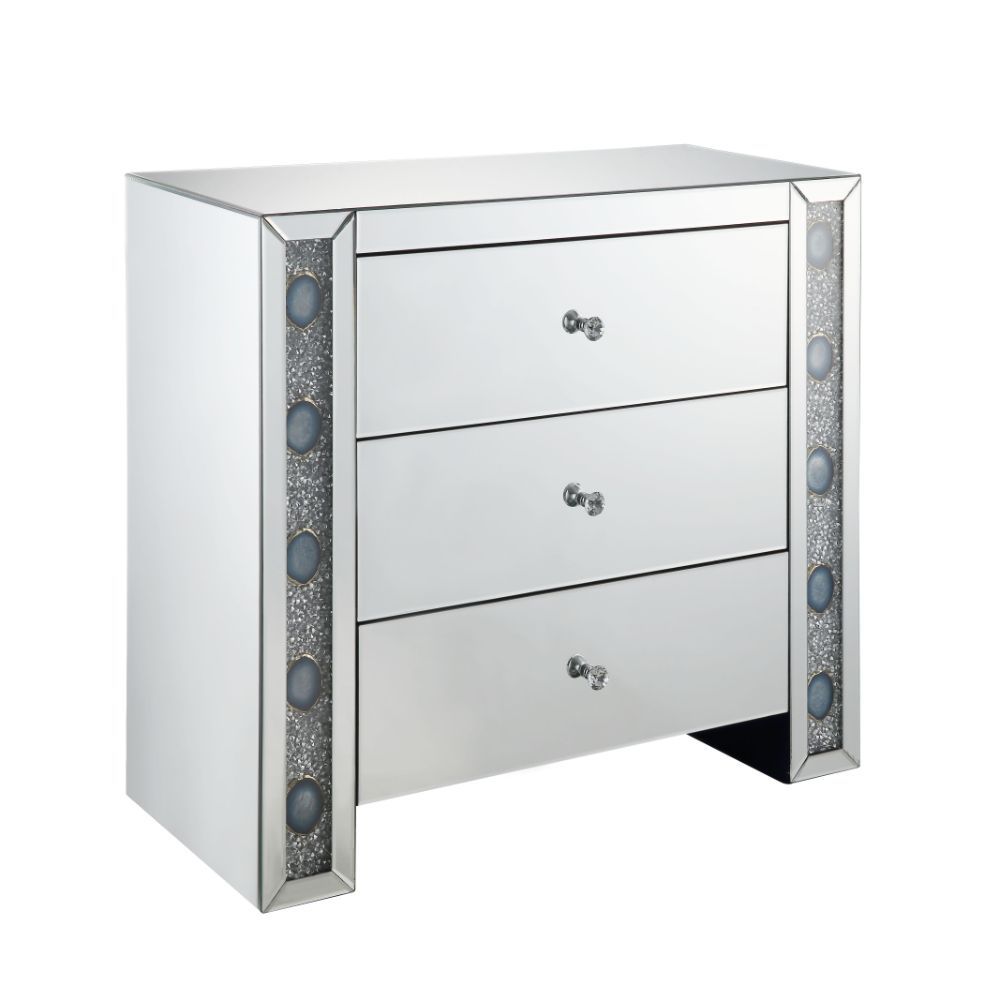 Sonia - Accent Table, product view with glass