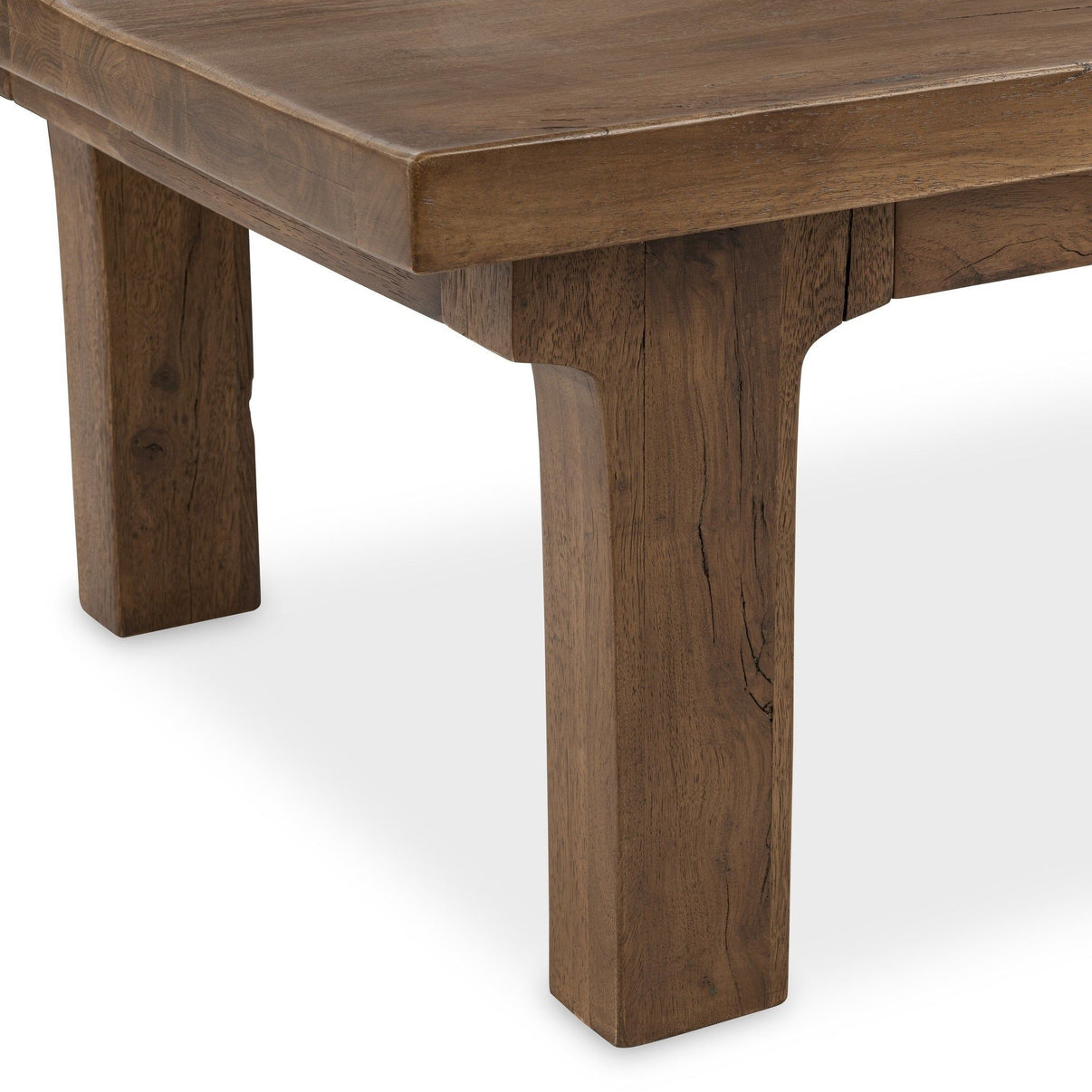 Carmel - Reclaimed Wood Rectangle Coffee Table - Earthy Terra, alternate view 7