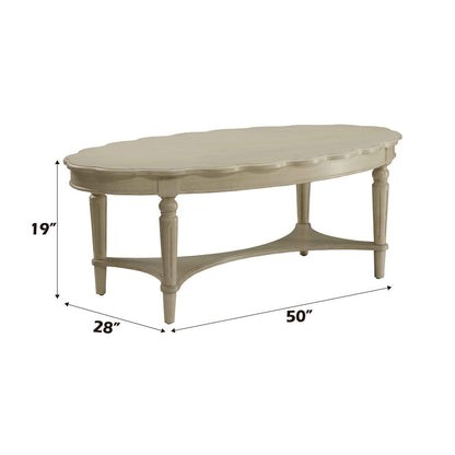 Fordon - Coffee Table - French Antique White, alternate view 6 with solid wood