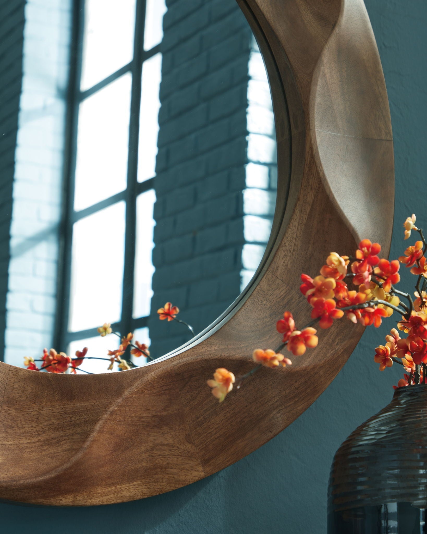 Aajon - Accent Mirror - Brown - Signature Design by Ashley® - 4