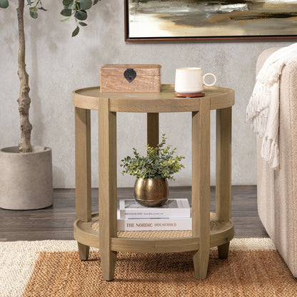 Devin - Solid Wood Round Table, alternate view 12