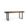 Duarte - Dining Table, product view with metal