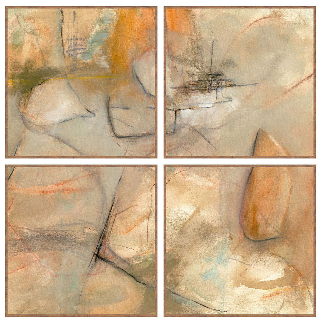 Ochre I - 48" x 48" Painting By Buddy Whitlock - Walnut