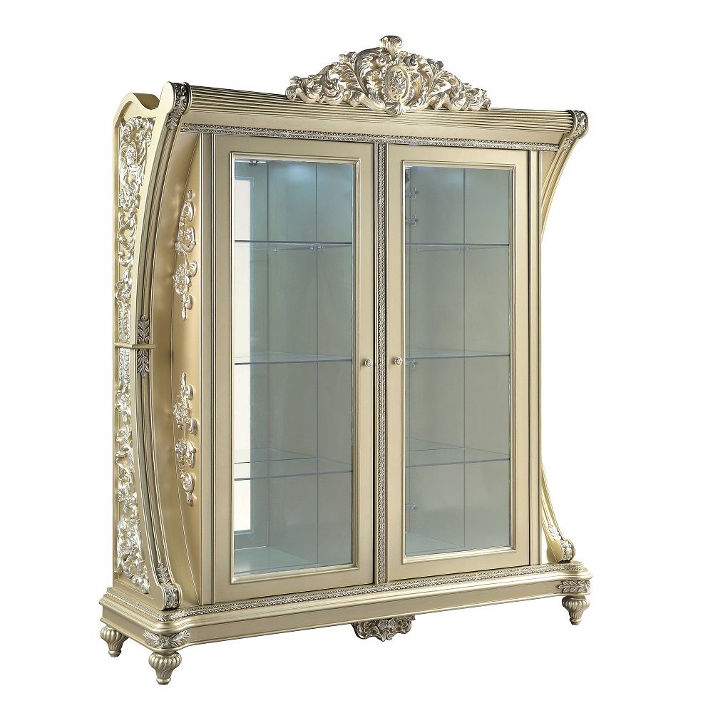 Vatican - Curio - Champagne Silver, alternate view 2 with wood construction
