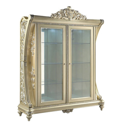 Vatican - Curio - Champagne Silver, alternate view 2 with wood construction