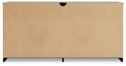 Finch - Six Drawer Dresser - 29'' Height - Black, alternate view 8 with engineered wood