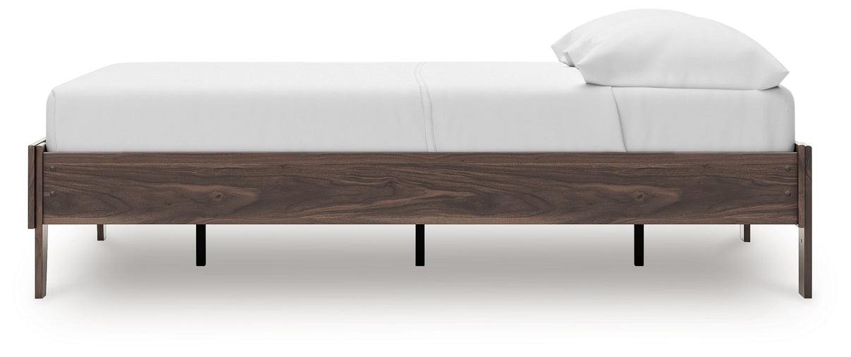 Calverson - Platform Bed, alternate view 5 with wood construction