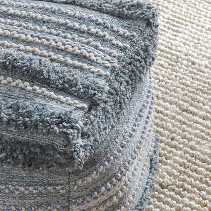 Poufs - Performance Elko Pouf - Blue Multi