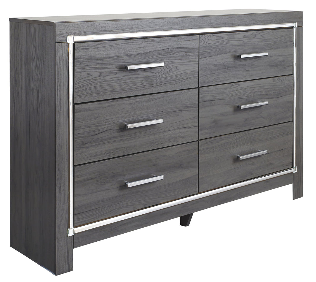 Lodanna - Dresser, product view with wood construction