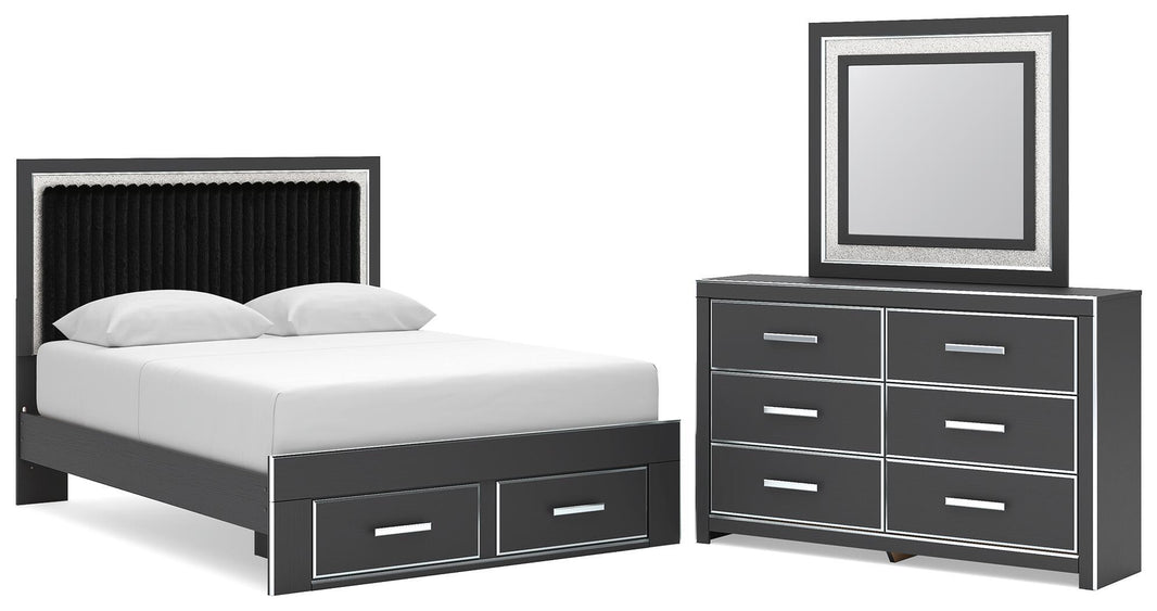 Zuraleus - Upholstered Panel Platform Storage Bedroom Set