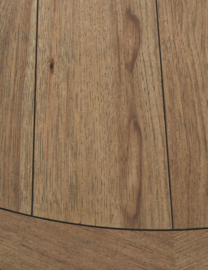 Ridgester - Dining Table - Light Brown, alternate view 7 with wood construction