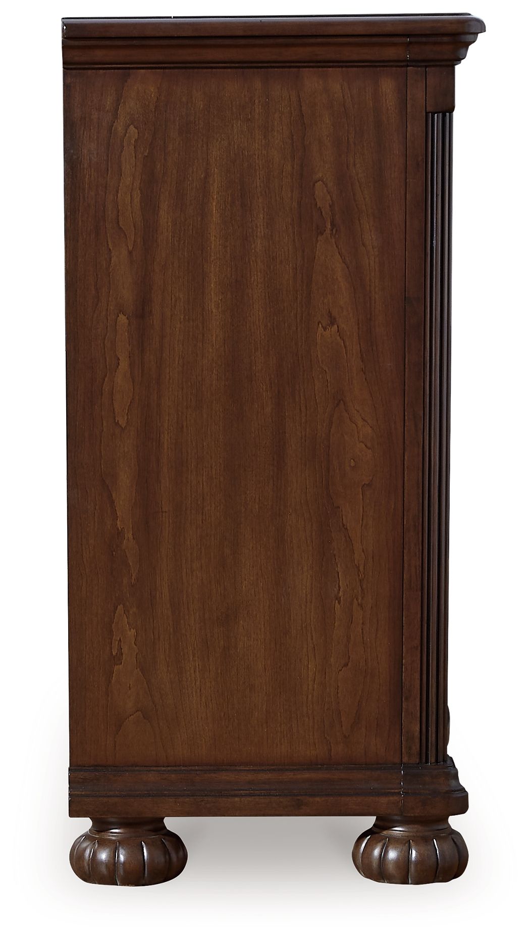 Lavinton - Dresser - Brown, alternate view 8 with wood construction