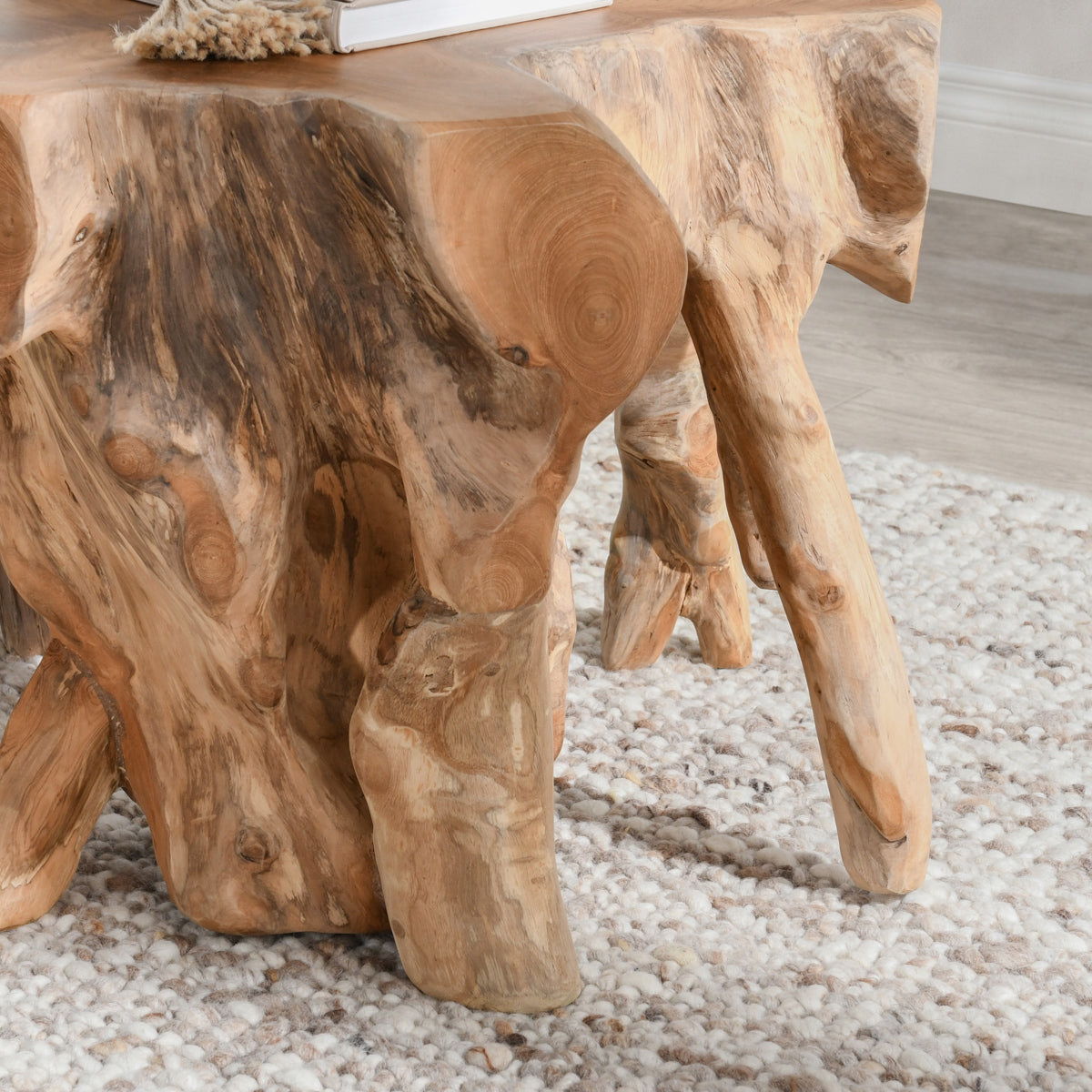 Cypress - Teak Root End Table, alternate view 9