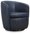 Kierreys - Swivel Chair, alternate view 3 with leather upholstery