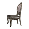 Versailles - Side Chair, product view with leather upholstery