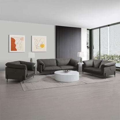 Tadi - Chair - Black Top Grain Leather
