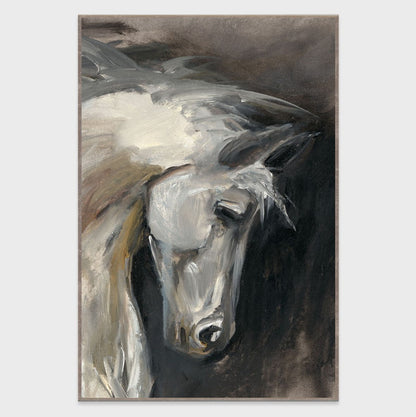 Dash II - Painting Art by Buddy Whitlock - Dark Gray