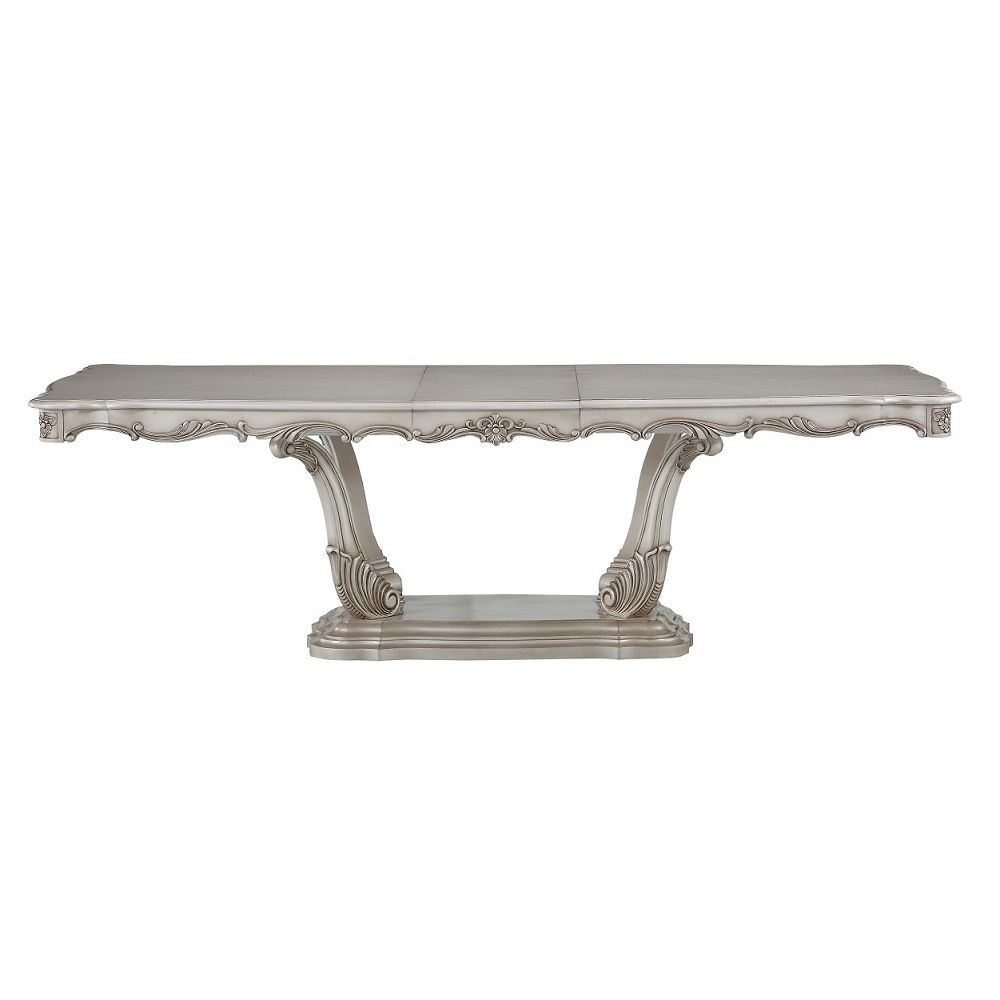 Gorsedd - Dining Table - Golden Ivory, alternate view 4 with wood construction