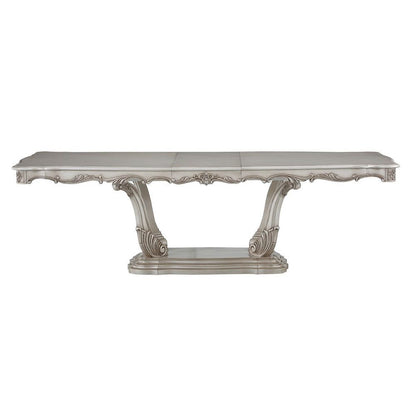 Gorsedd - Dining Table - Golden Ivory, alternate view 4 with wood construction