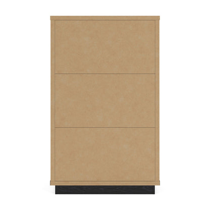 Kozmour - Five Drawer Chest - Black / Brown