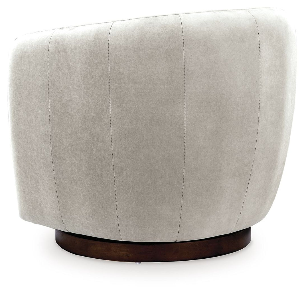 Annbury - Swivel Accent Chair - Light Beige - Signature Design by Ashley® - 2