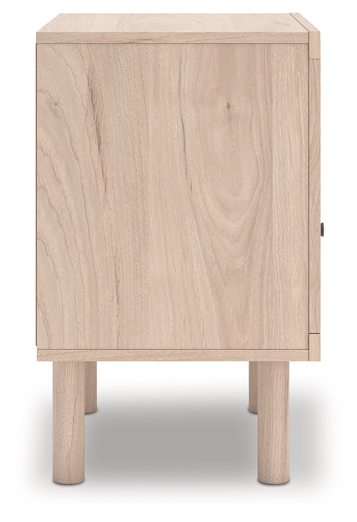 Arloster - One Drawer Night Stand - Tan - Signature Design by Ashley® - 2