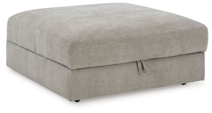 Aslan Court - 2 Pc. - 4-Piece Sofa Pit Sectional, Ottoman - Pebble - Benchcraft® - 3