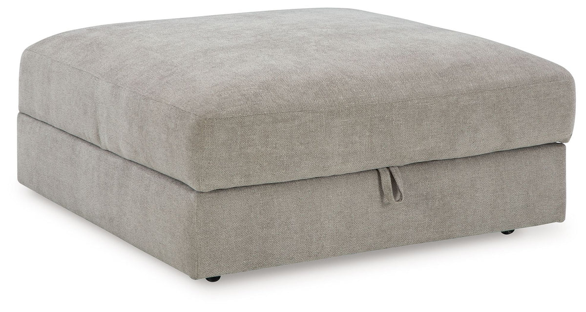 Aslan Court - 2 Pc. - 6-Piece Sectional With Raf Corner Chaise, Ottoman - Pebble - Benchcraft® - 3