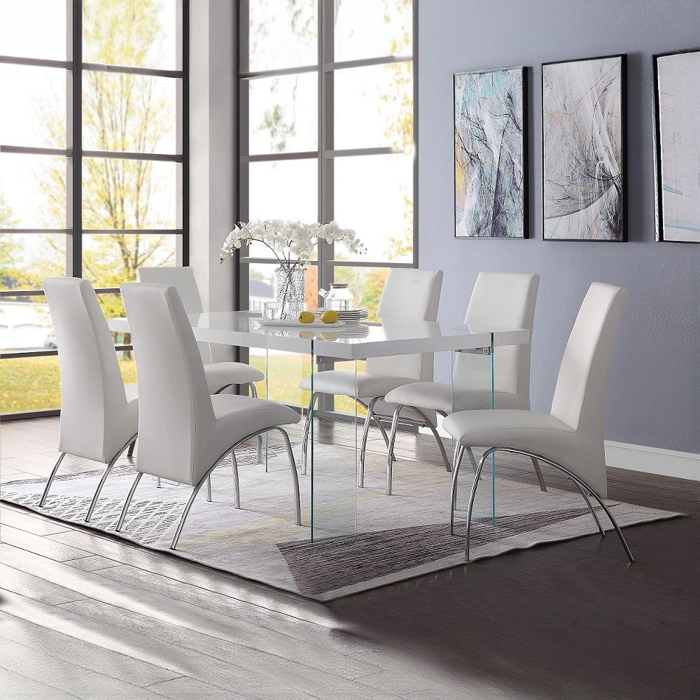 Pervis - Side Chair, alternate view 9 with faux leather