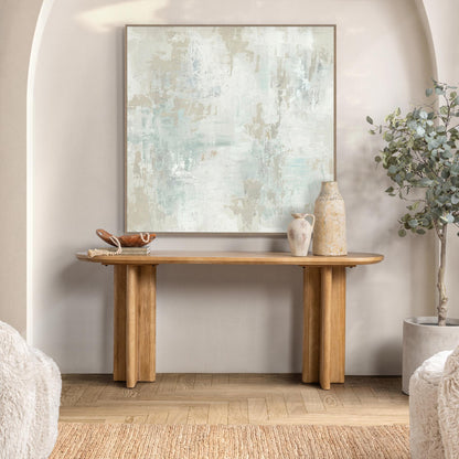 Montengo - Console Table - Natural Maple, alternate view 8 with wood construction
