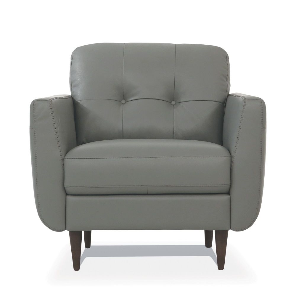 Radwan - Chair, alternate view 6 with leather upholstery