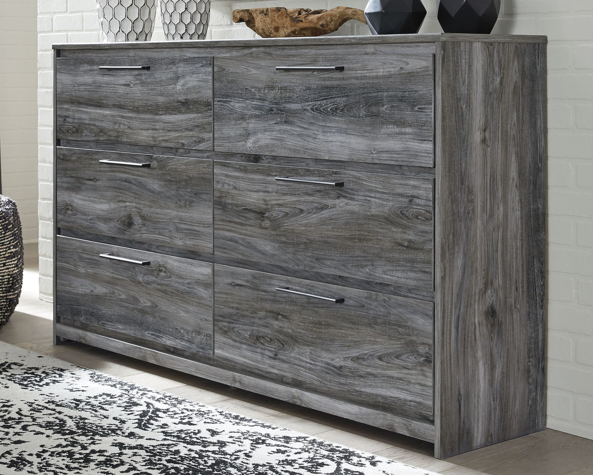 Baystorm - Six Smooth Drawer Dresser, alternate view 9 with wood construction