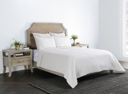 Lana And Vintage Lana - Wool Quilt Set, product view with cotton fabric