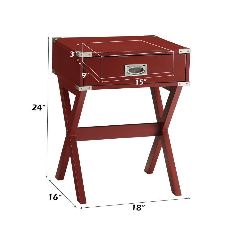 Babs - End Table, alternate view 13 with metal