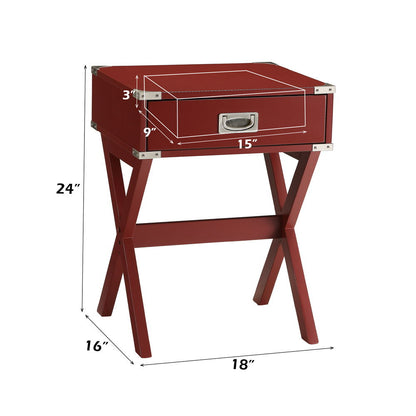 Babs - End Table, alternate view 13 with metal