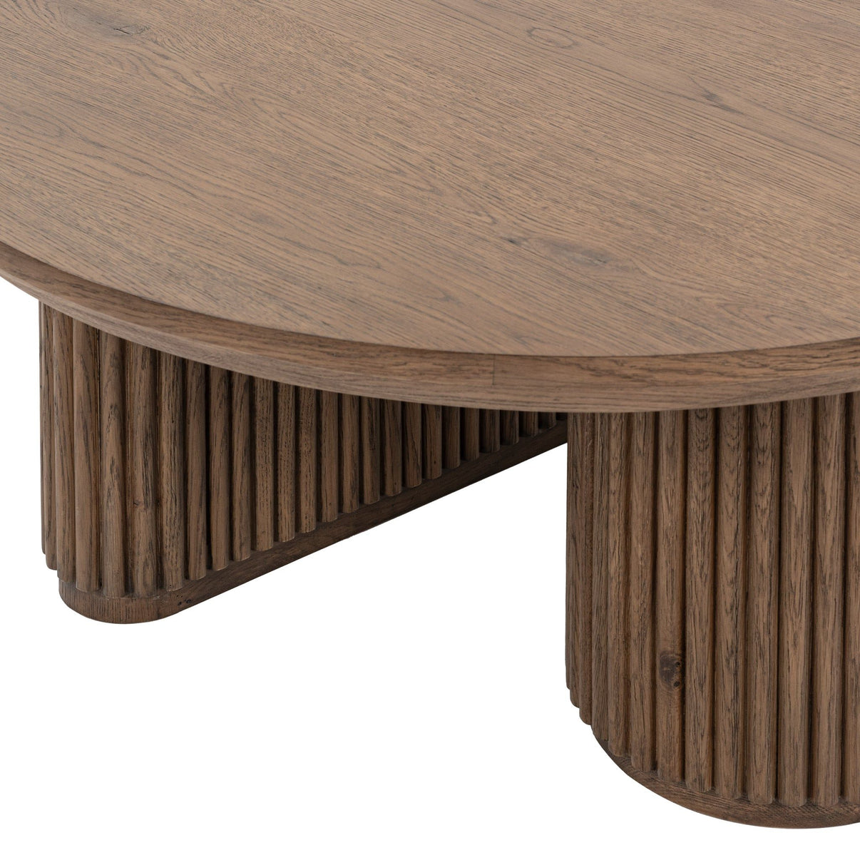 Vander - Solid Wood Round Coffee Table, alternate view 11
