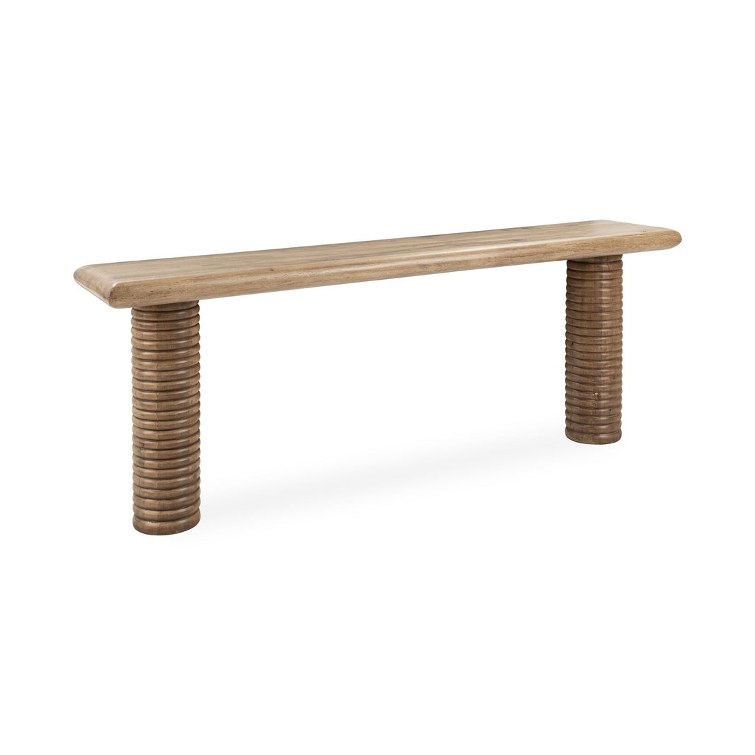 Ilaria - Rectangle Console Table - Sand Washed, product view with wood construction