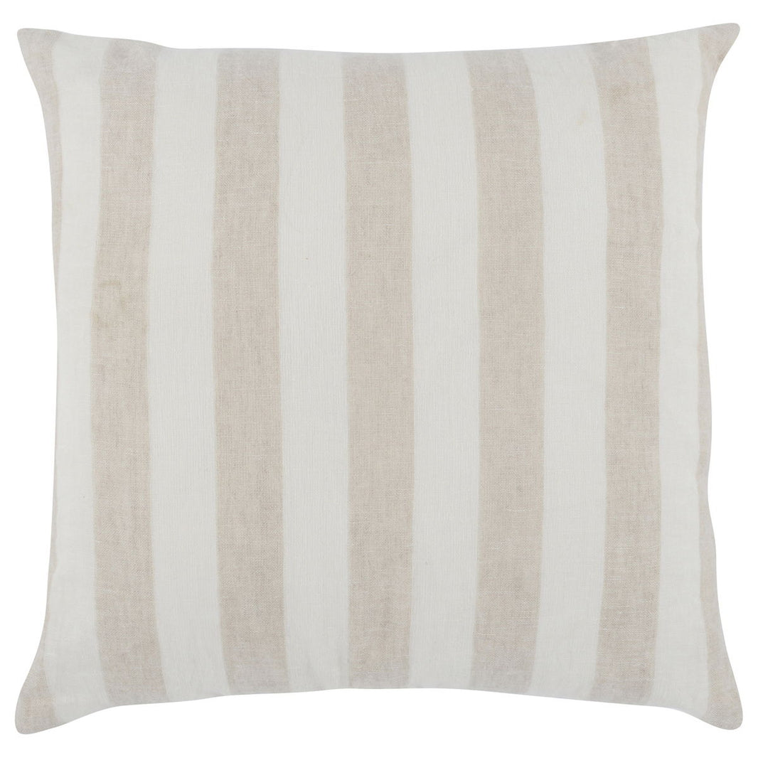 Atwater - Pillow - Ivory / Natural, product view with linen fabric