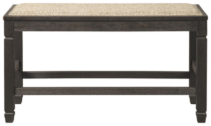 Tyler Creek - DBL Counter UPH Bench  - Antique Black