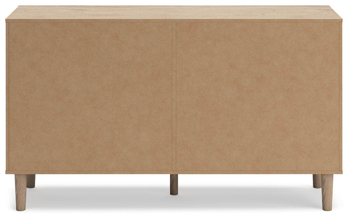 Cielden - Six Drawer Dresser - Two-Tone, alternate view 7 with linen fabric