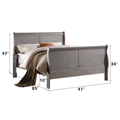 Louis Philippe III - Bed (FB 34"H)