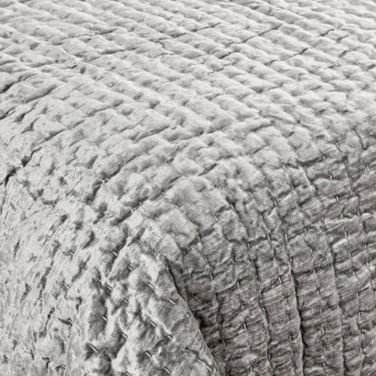 Bari - Velvet Sham - Gray