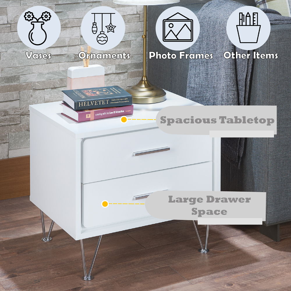 Deoss - Accent Table, alternate view 12 with metal