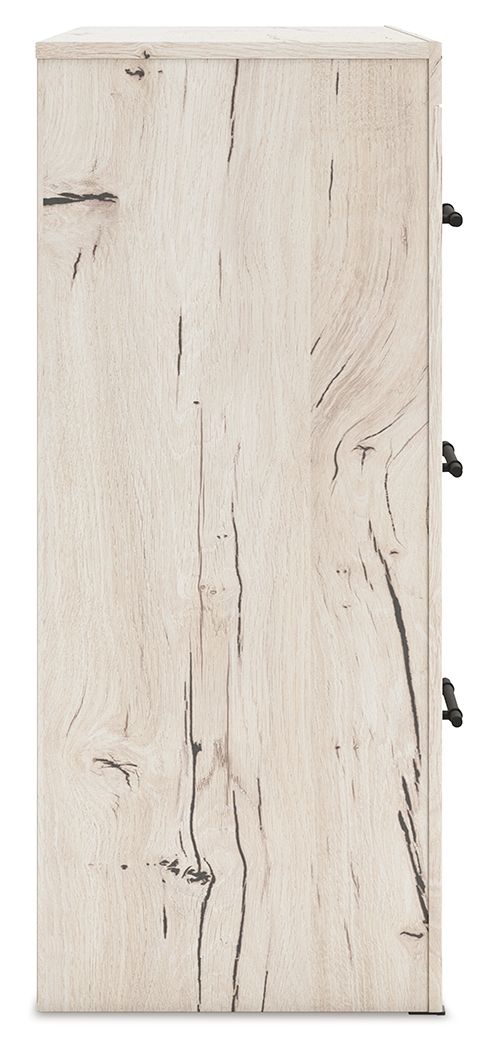Lawroy - Six Drawer Dresser - Light Natural, alternate view 6 with linen fabric