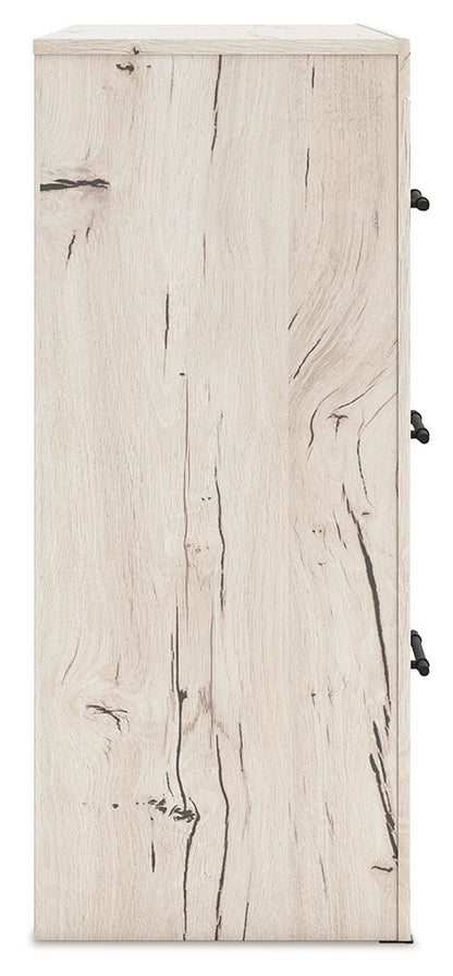 Lawroy - Six Drawer Dresser - Light Natural, alternate view 6 with linen fabric