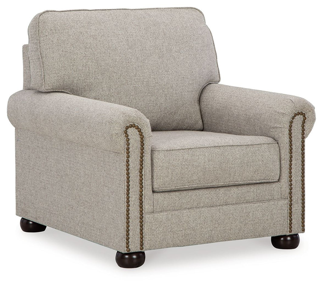 Gaelon - Chair - Dune, product view with polyester fabric