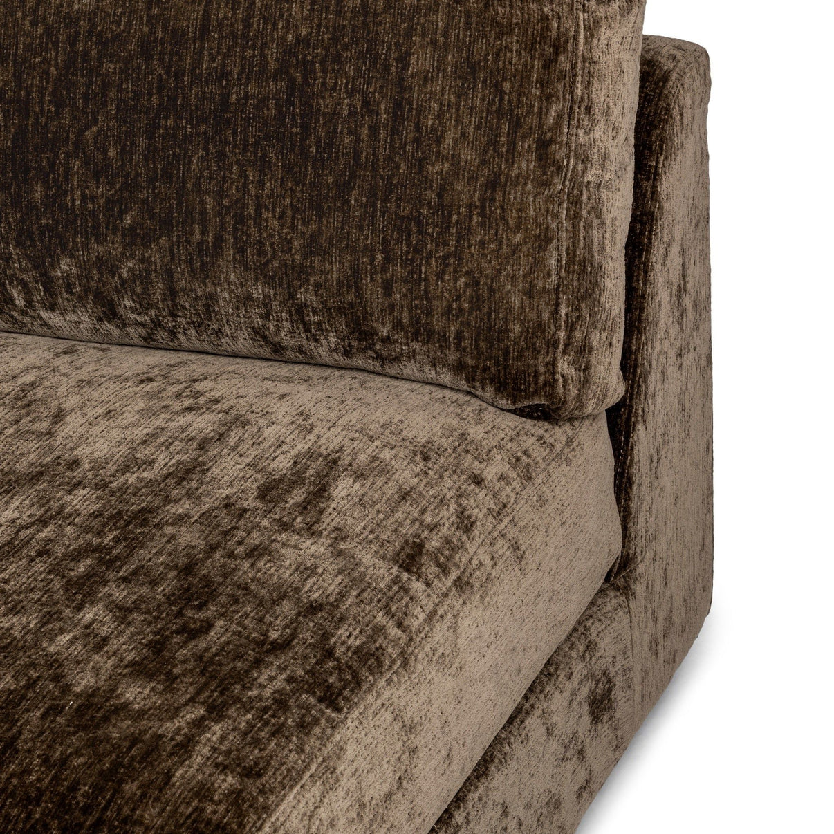 Ludwig - Armless Chair - Mossed Brown, alternate view 5 with polyester fabric