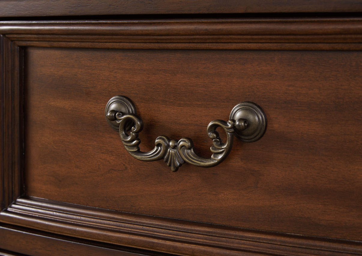 Lavinton - Dresser And Mirror - Brown, alternate view 6 with wood construction