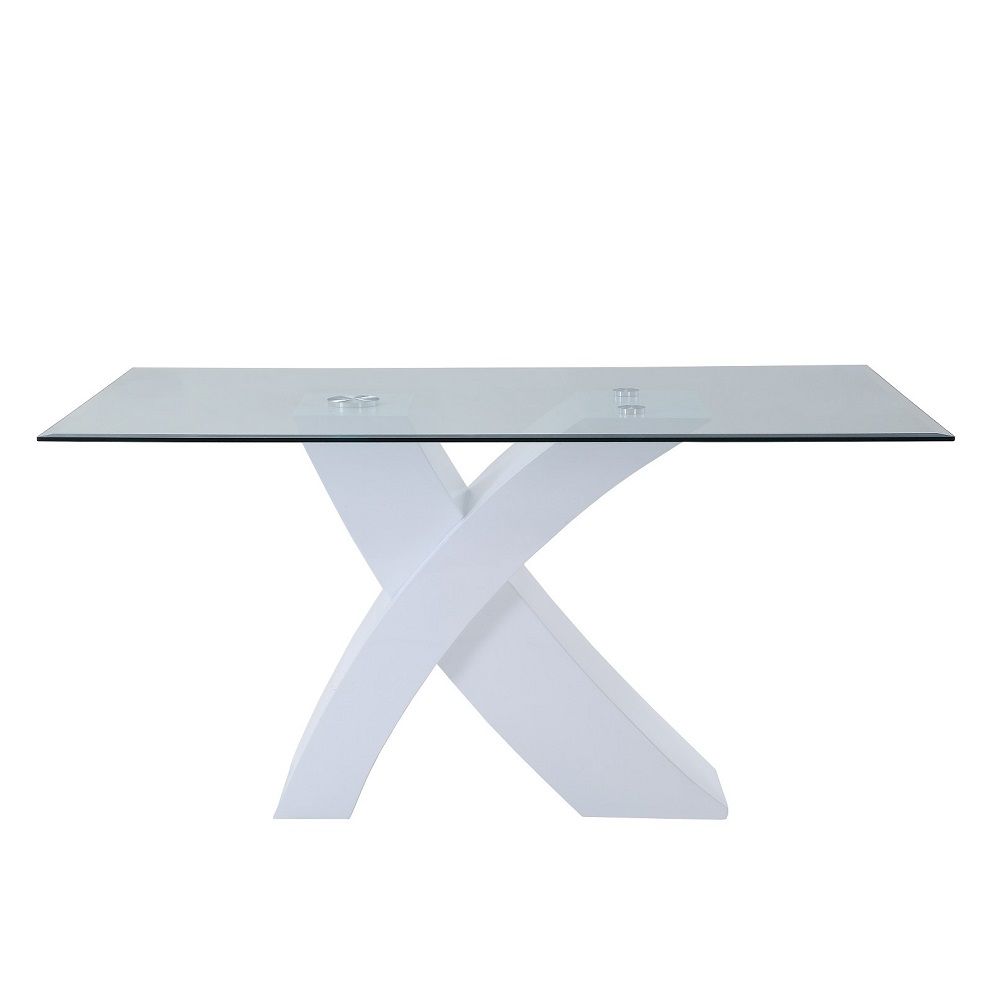 Pervis - Dining Table, alternate view 7 with glass